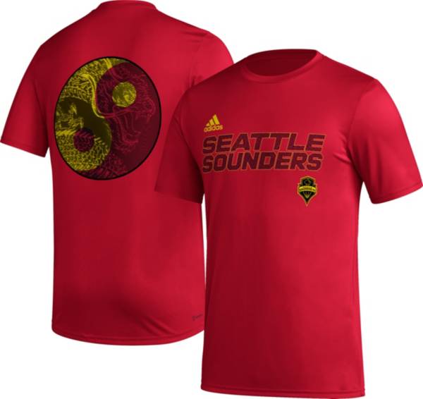 adidas Seattle Sounders 2023 Creator Red T-Shirt product image