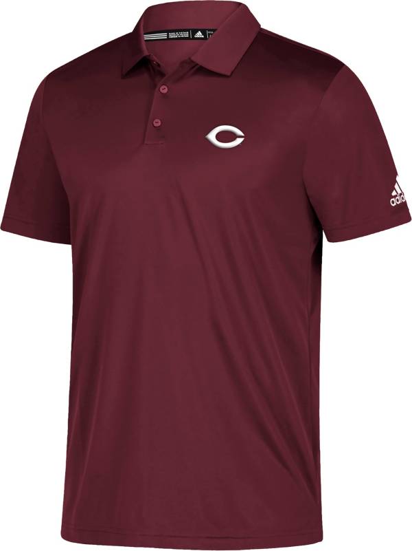 adidas Men's UIC Flames Maroon Grind Polo product image