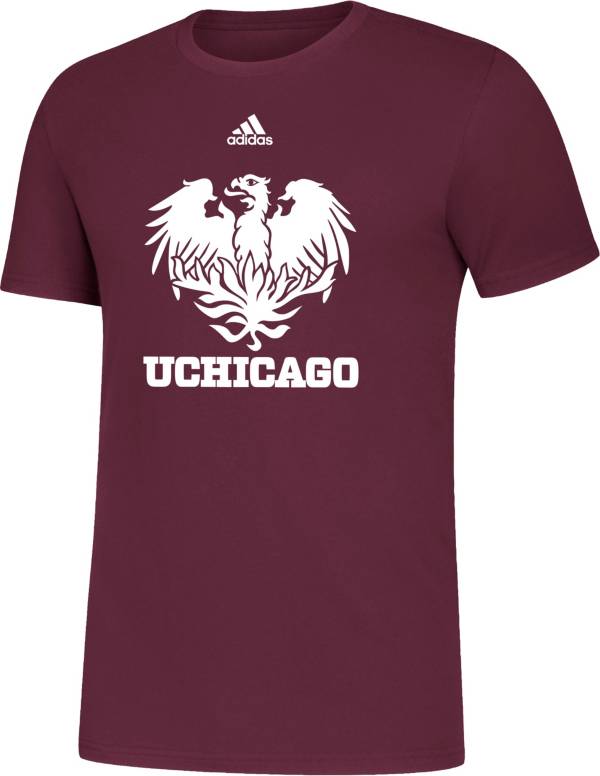 adidas Men's UIC Flames Maroon Amplifier T-Shirt product image