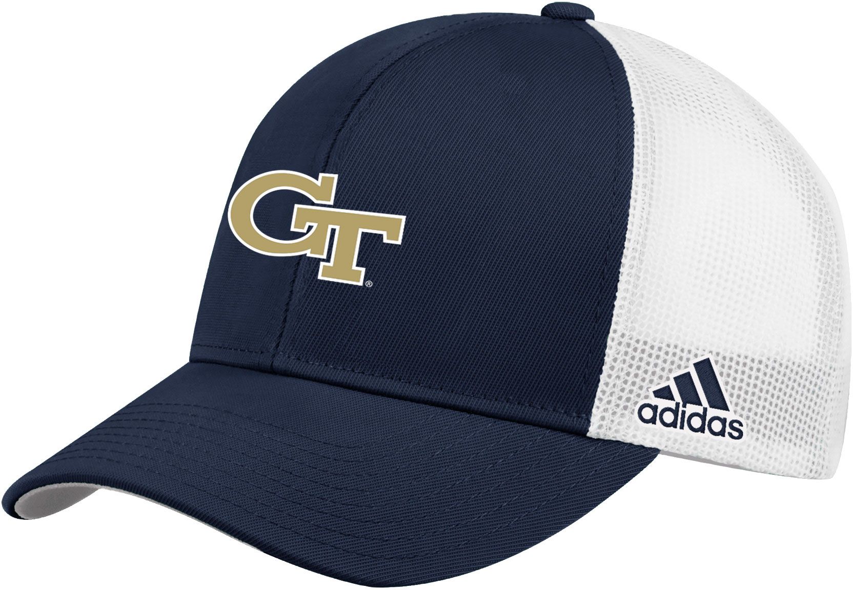 adidas Men's Georgia Tech Yellow Jackets Navy Adjustable Trucker Hat product image