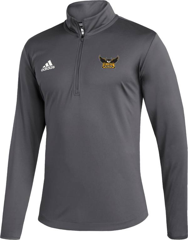 adidas Men's Kennesaw State Owls Grey Lights 1/4 Zip Jacket product image