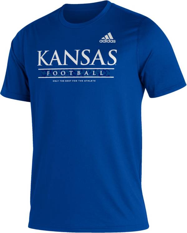 adidas Men's Kansas Jayhawks Blue Creator Performance T-Shirt product image