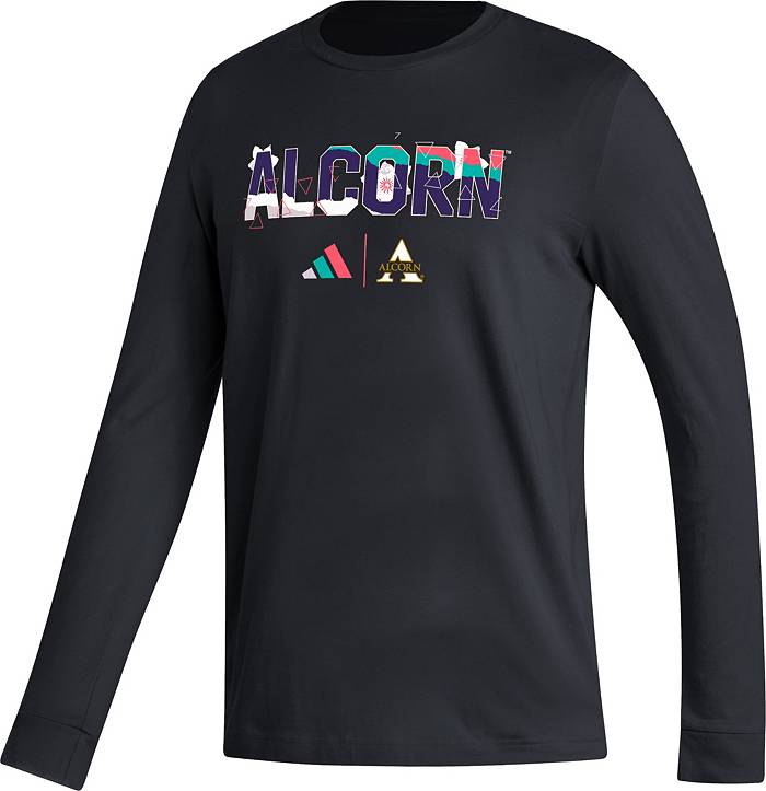 adidas Men's Alcorn State Braves Black Long Sleeve T-Shirt