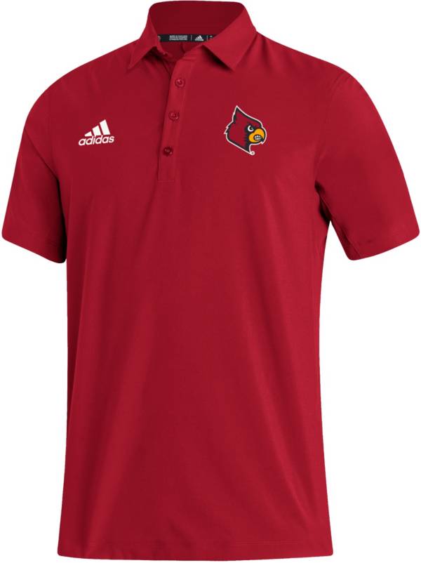 Men's adidas Red Louisville Cardinals Coaches Polo
