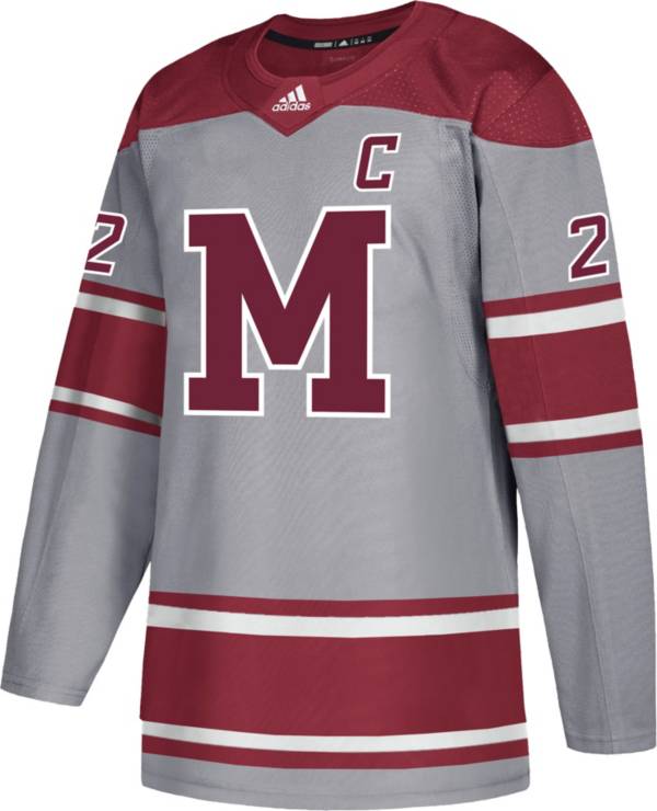 Grey store hockey jersey