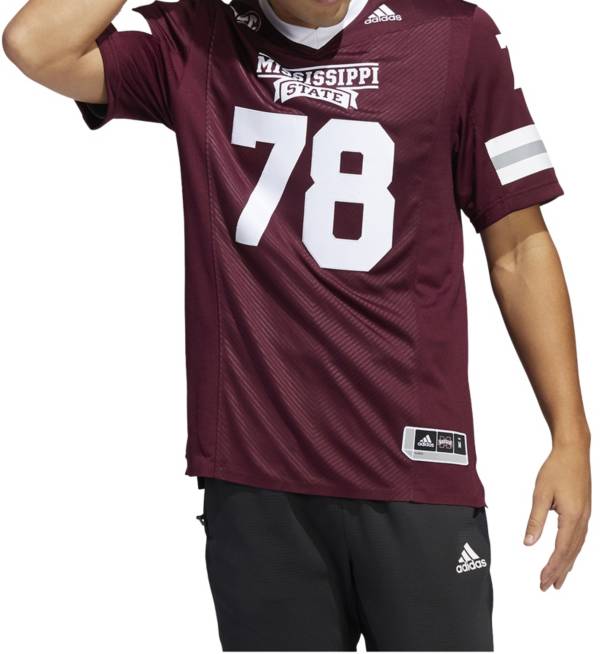 Men's adidas White Mississippi State Bulldogs Replica Baseball Jersey