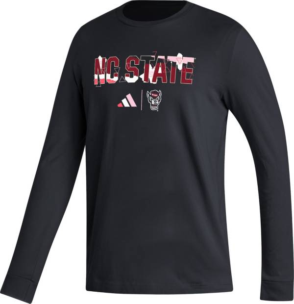 adidas Men's NC State Wolfpack Black Long Sleeve T-Shirt product image