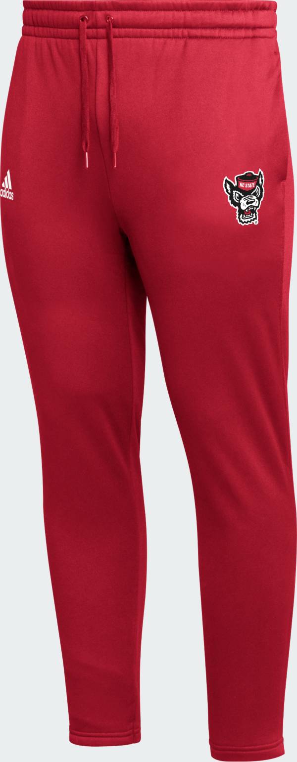 adidas Men's NC State Wolfpack Red Stadium Pants product image