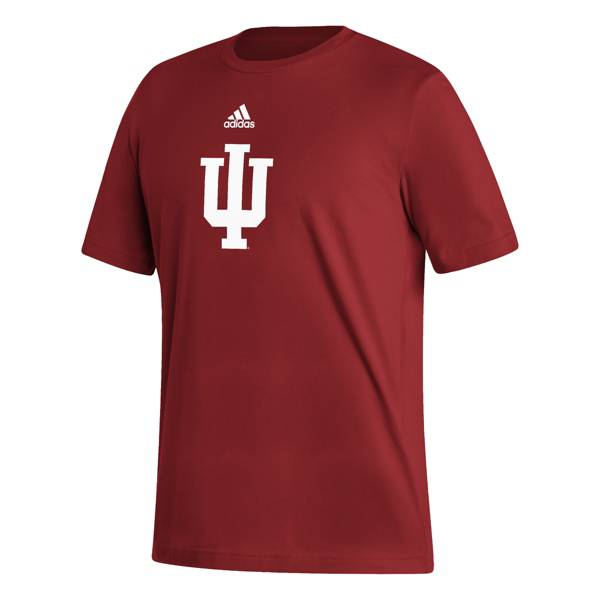 adidas Men's Indiana Hoosiers Crimson Fresh Logo T-Shirt product image