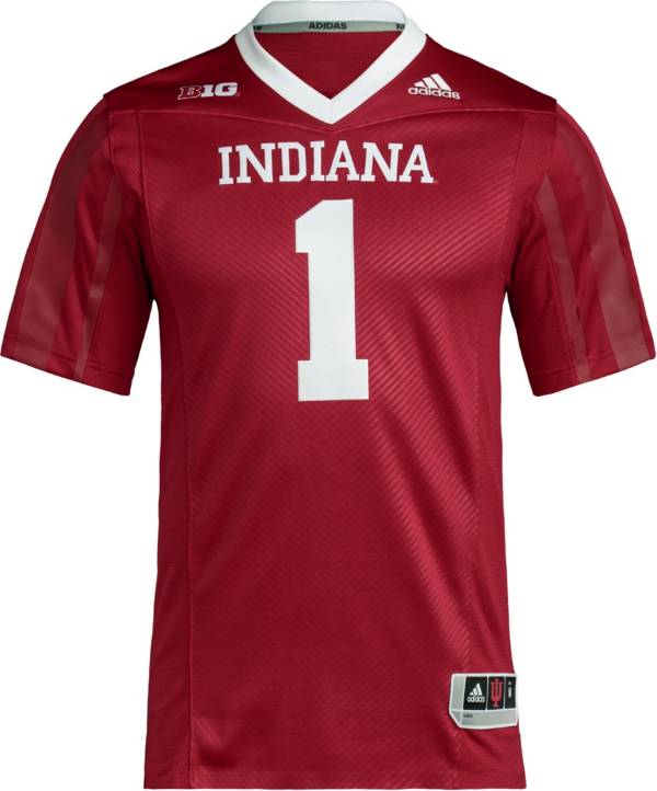 adidas Men's Indiana Hoosiers Crimson Replica Football Jersey Dick's