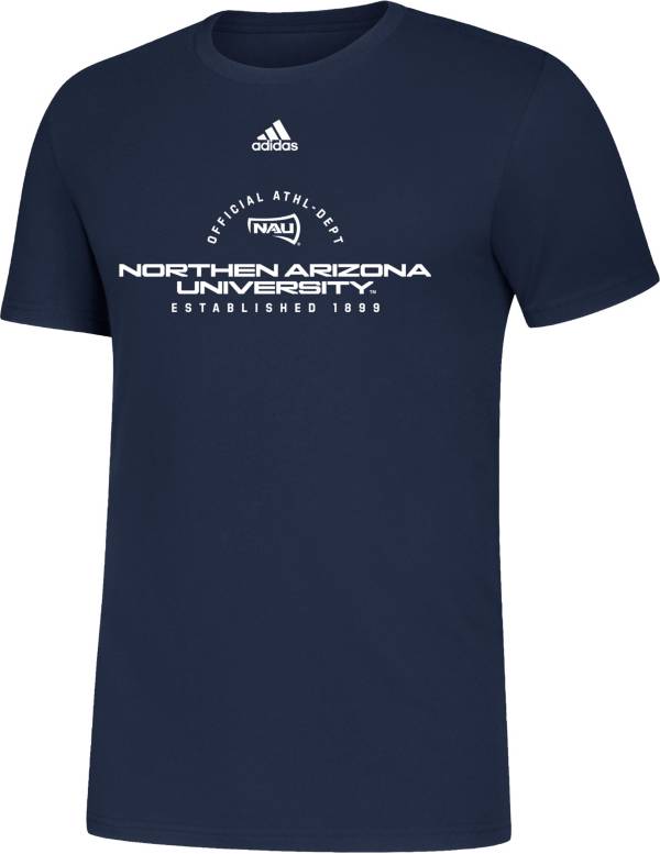 adidas Men's Northern Arizona Lumberjacks Blue Amplifier T-Shirt product image
