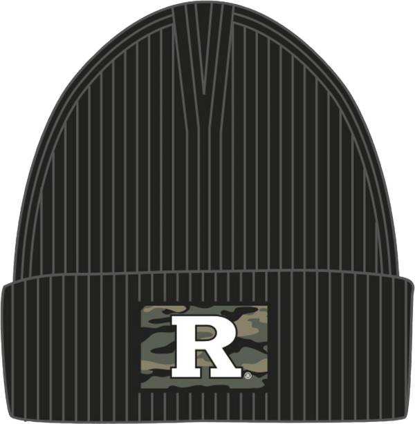adidas Men's Rutgers Scarlet Knights Black Cuff Beanie product image