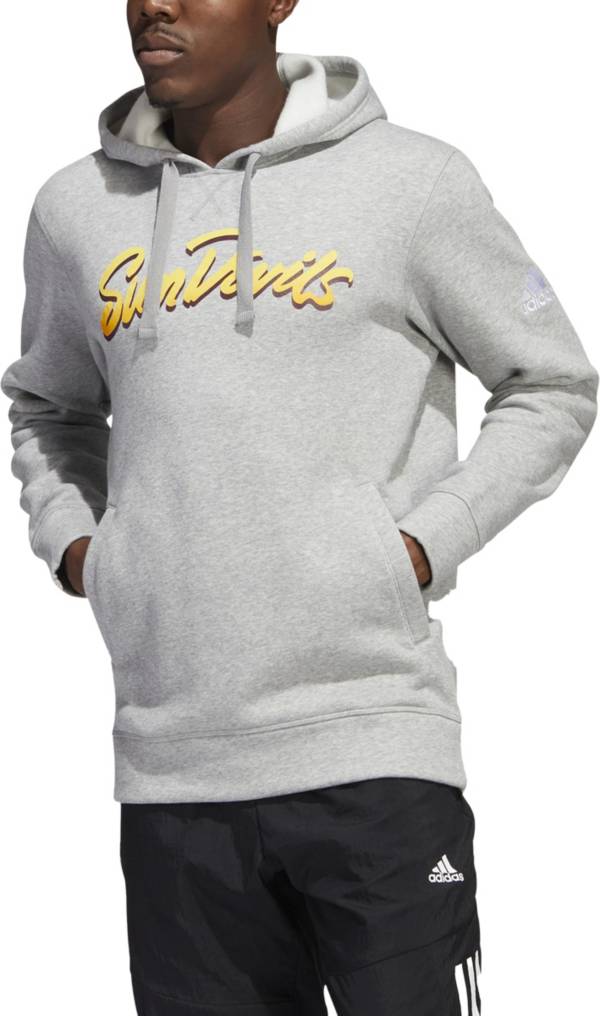 adidas Men s Arizona State Sun Devils Grey Pullover Hoodie