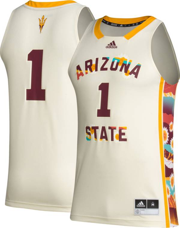 Men's adidas White Arizona State Sun Devils Replica Baseball Jersey