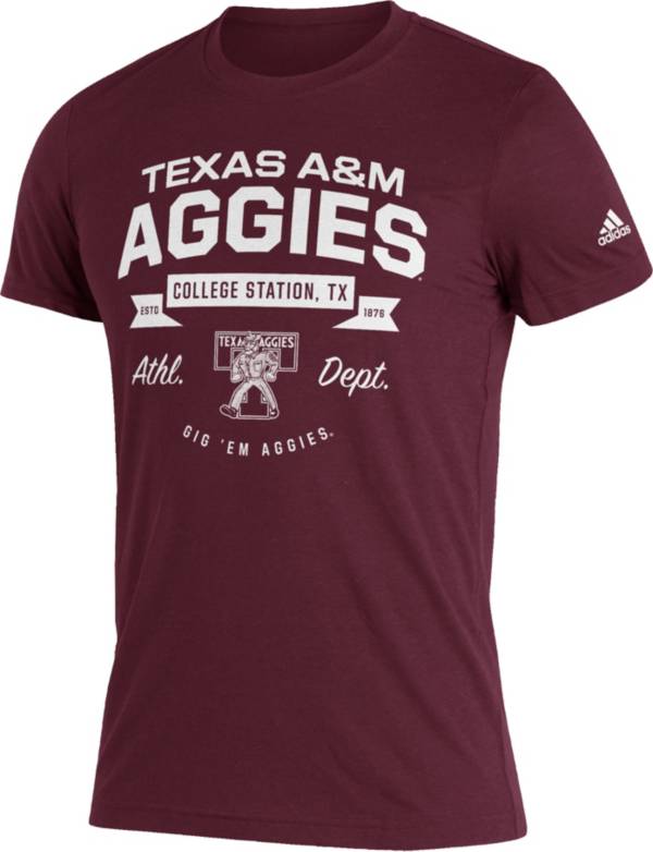 adidas Men's Texas A&M Aggies Maroon Senior Year T-Shirt product image