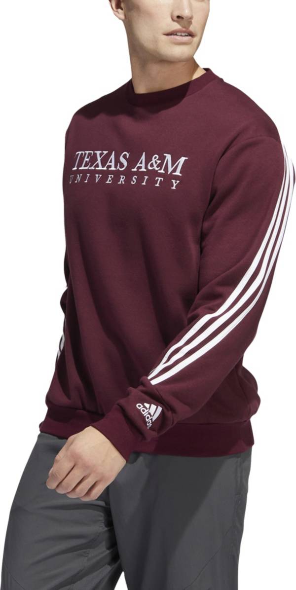 adidas Men's Texas A&M Aggies Maroon Crew Sweater product image