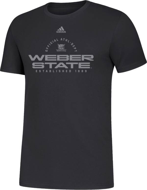 adidas Men's Weber State Wildcats Black Amplifier T-Shirt product image