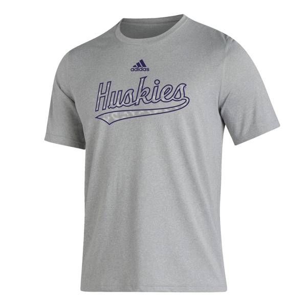adidas Men's Washington Huskies Grey Creator Performance T-Shirt product image