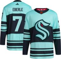 #7 Eberle - Seattle Kraken Authentic Adidas Away Player Jersey - 42