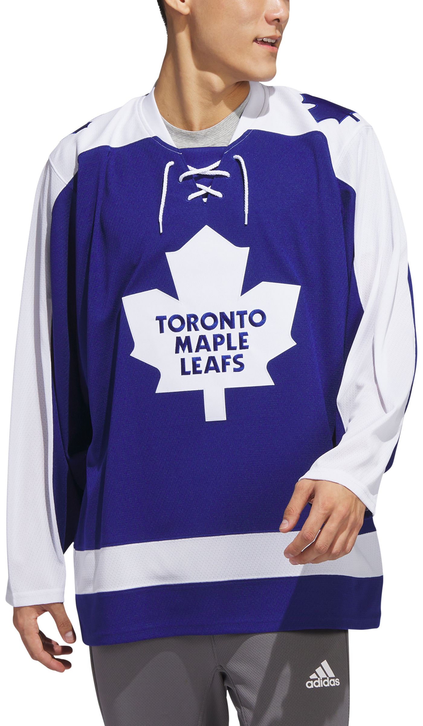 Men s Adidas Blue Toronto Maple Leafs Team Classic Jersey