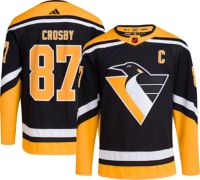 Adidas Pittsburgh Penguins Sidney Crosby #87 Adizero Authentic Alternate Jersey, Men's, Size 56, Black