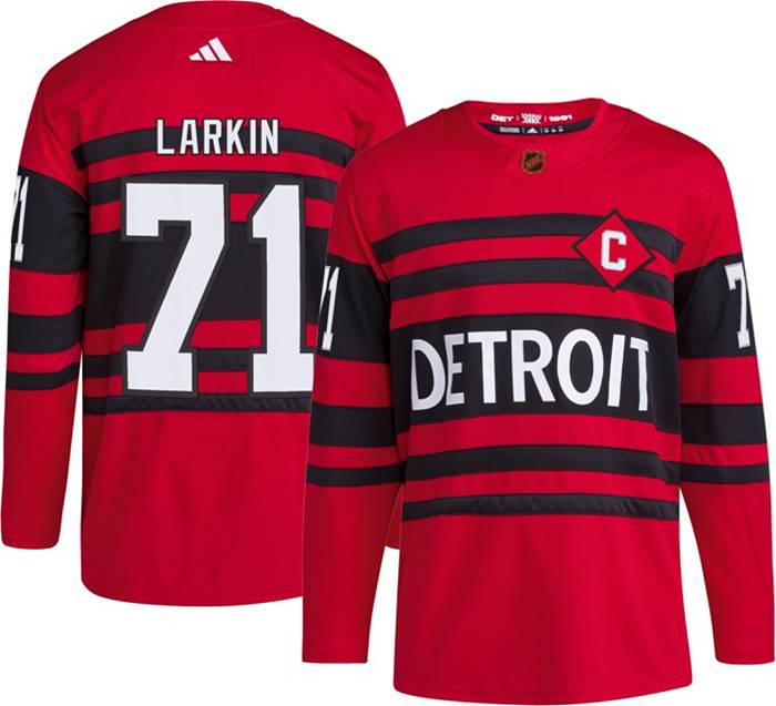 DYLAN LARKIN Signed Detroit Red Wings Red Adidas PRO Jersey