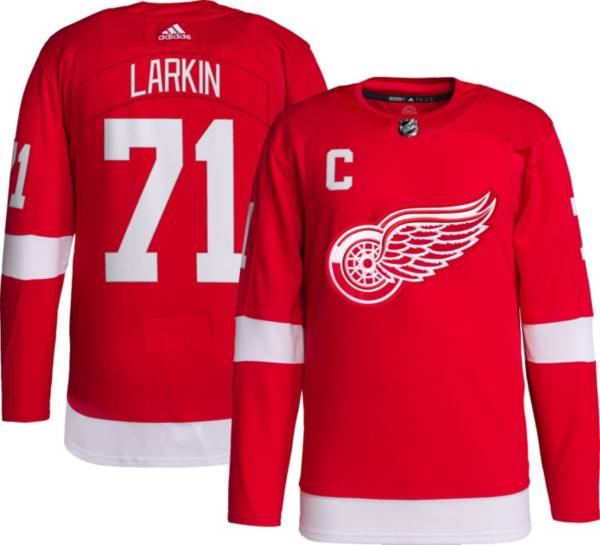 Detroit Red Wings Larkin Authentic Adidas Practice Center Ice Jersey