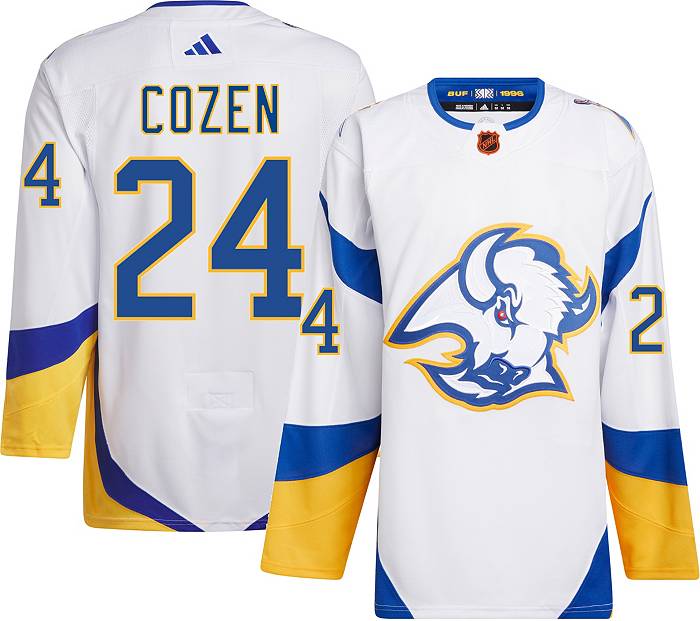 Dylan Cozens Buffalo Sabres Autographed Royal Adidas Authentic Jersey