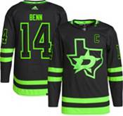 Dallas Stars Mens Green Vintage Breakaway Hockey Jersey
