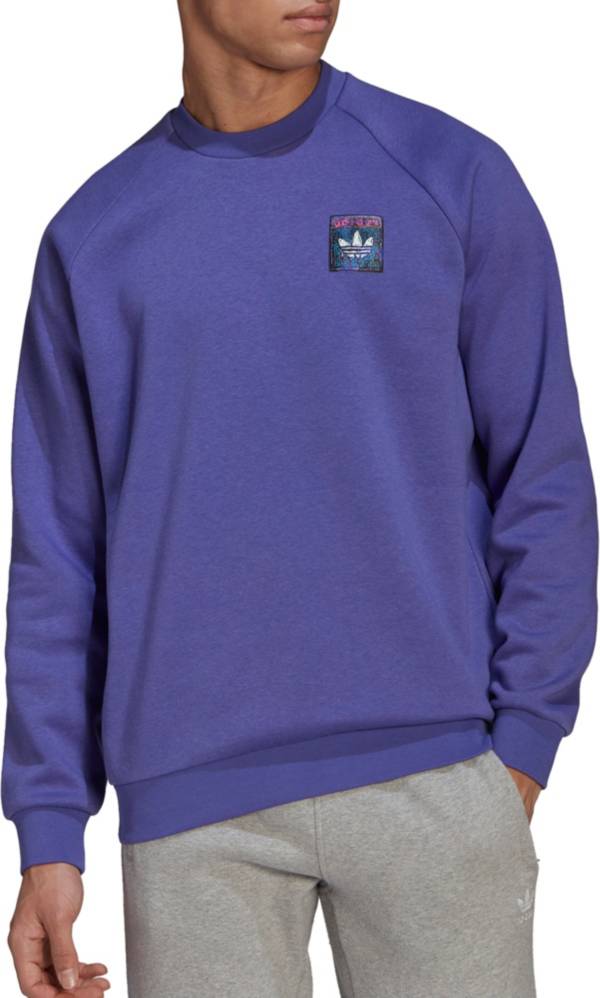 adidas originals graphic crew sweatshirt