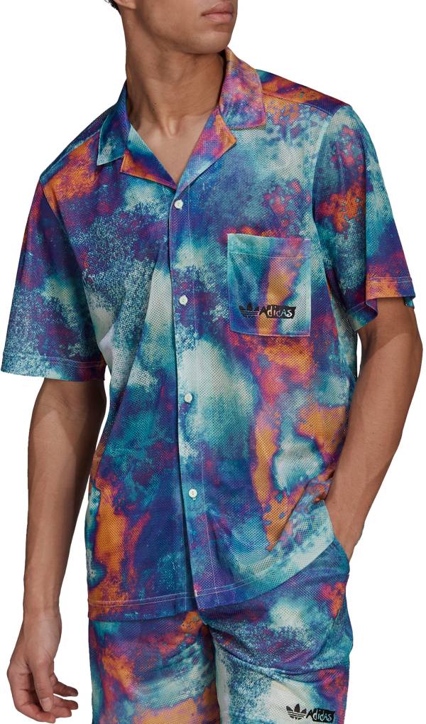 Marine Brochure boekje adidas Originals Men's Allover Print Mesh Shirt | Dick's Sporting Goods