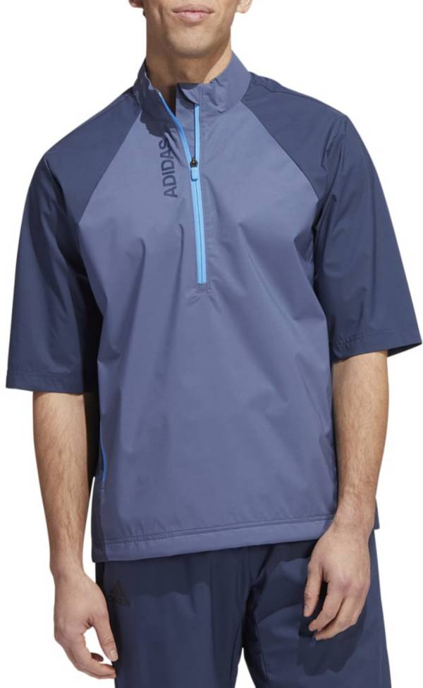 Adidas short shop sleeve golf jacket