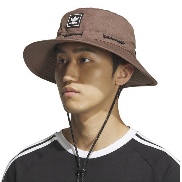 ADIDAS ORIGINALS Utility BOONIE BUCKET HAT GOLF FISHING BLACK/ BEIGE  OSFA-NWT