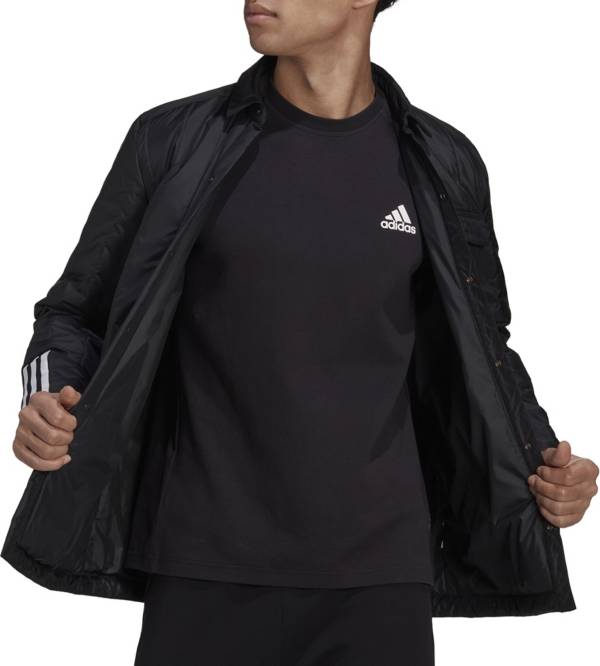 adidas Men\'s Sportswear Itavic 3-Stripes Lite Shirt Jacket | Dick\'s Sporting  Goods