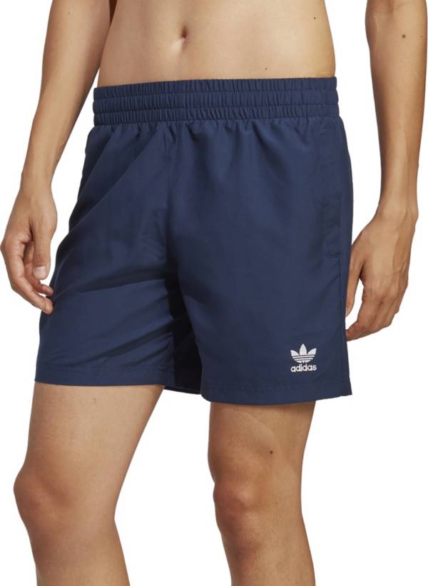 adidas Adicolor Essentials Solid Swim Shorts - Black, Men's Swim