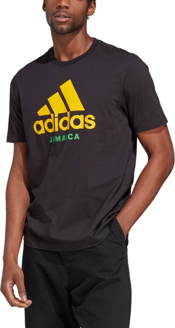 ADIDAS JAMAICA 2023 HOME JERSEY, Yellow Men's T-shirt