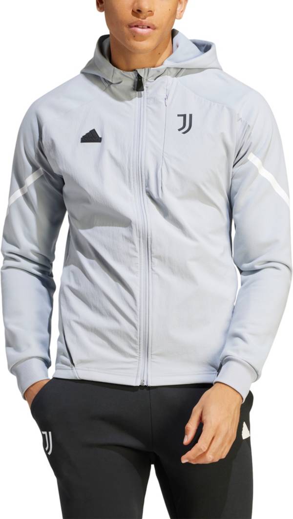 adidas Juventus 2023 Grey Anthem Full-Zip Hoodie | Dick's Sporting Goods
