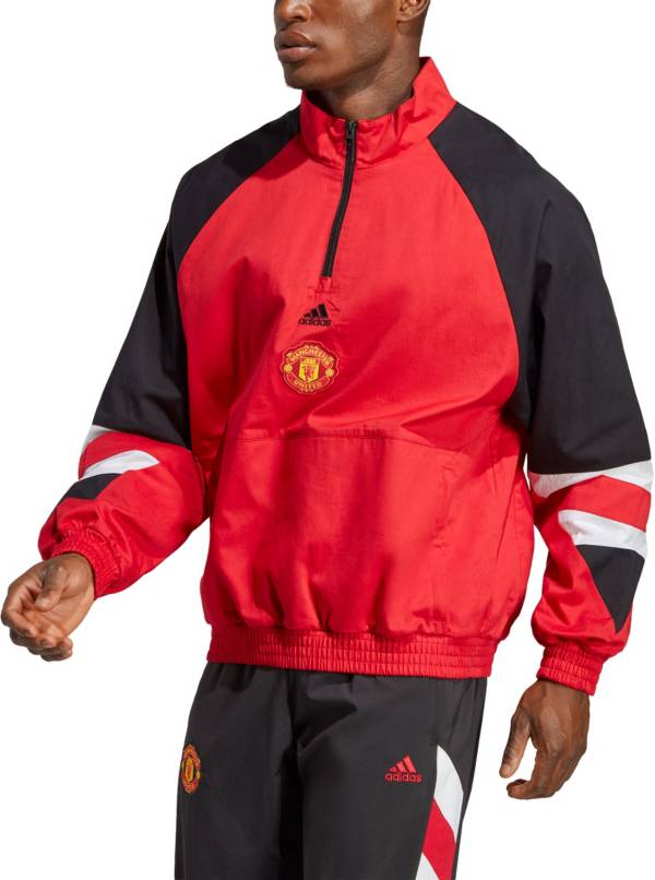 Competitief Bad kool adidas Manchester United 2022 Icon Red Jacket | Dick's Sporting Goods