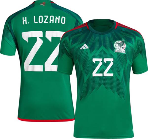 adidas Mexico '22 Hirving Lozano #22 Home Replica Jersey product image