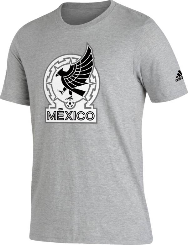 adidas Mexico Amplifier Crest Logo Grey T-Shirt product image