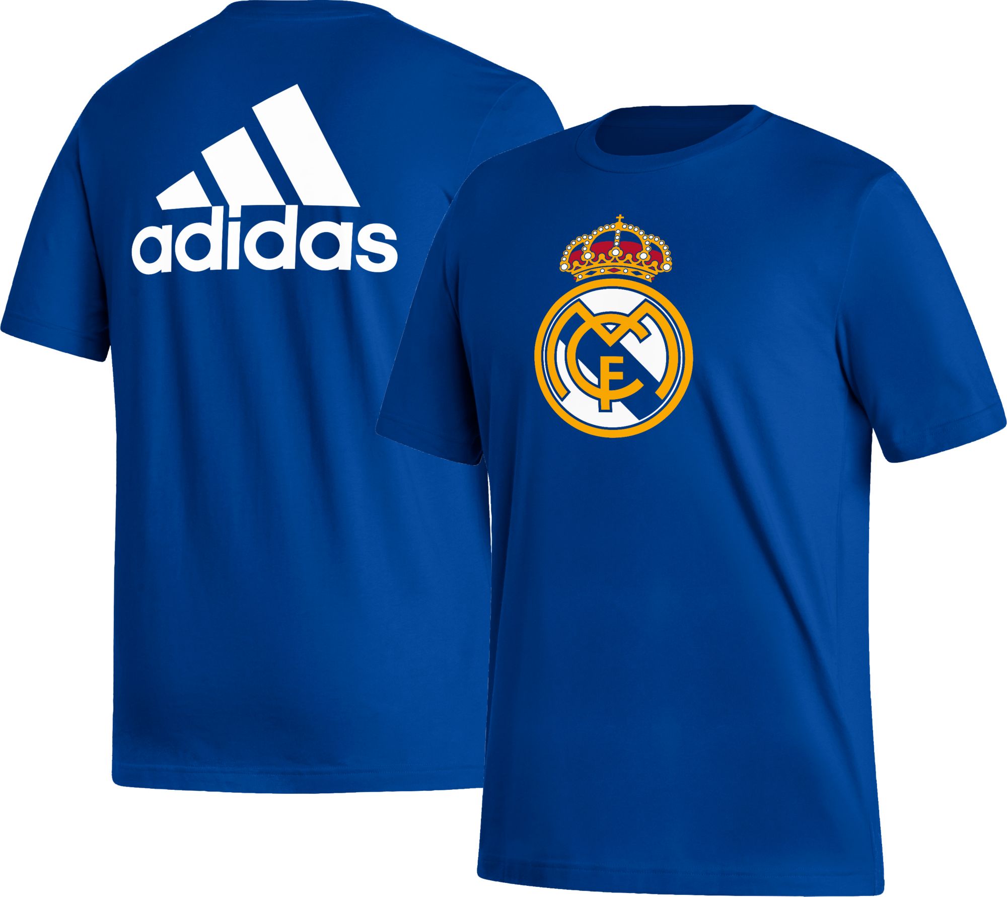 adidas Real Madrid '22 Crest Badge Of Sport Blue T-Shirt product image