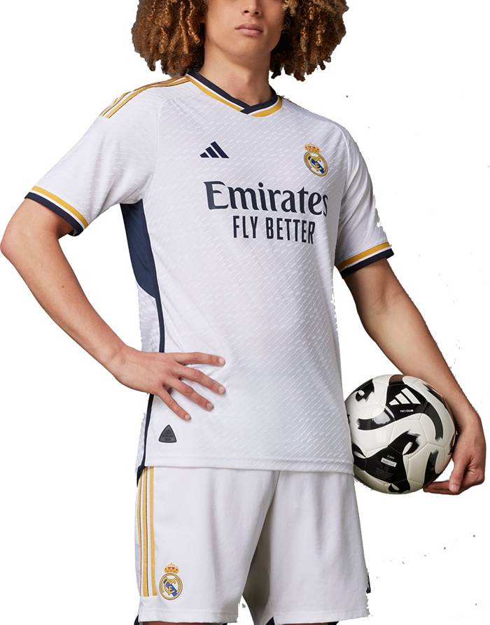  Adidas Mens Real Madrid Home Soccer Jersey White S : Sports &  Outdoors