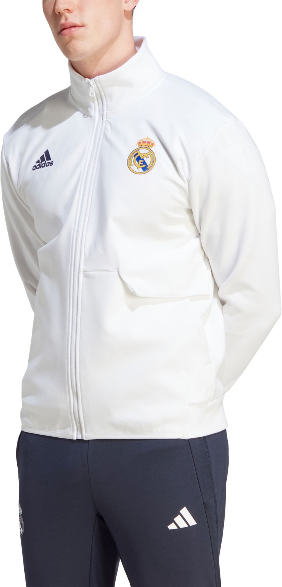 adidas Real Madrid White Anthem Jacket product image