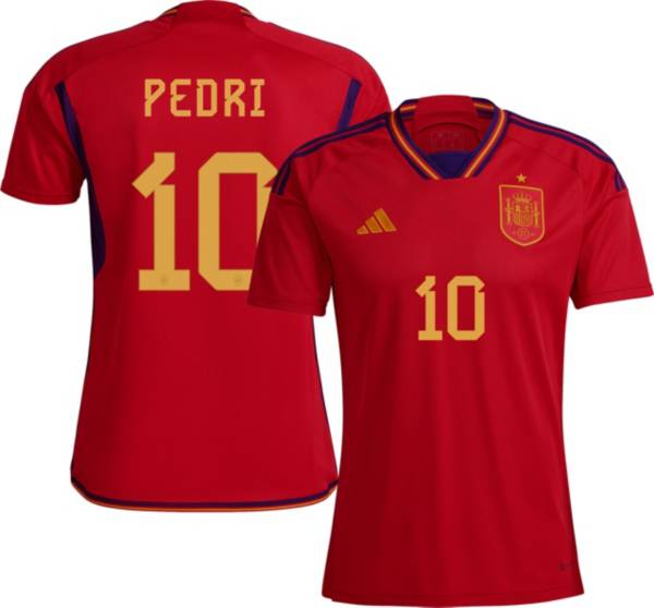 adidas Spain '22 Pedro "Pedri" González López #10 Home Replica Jersey | Dick's Sporting Goods