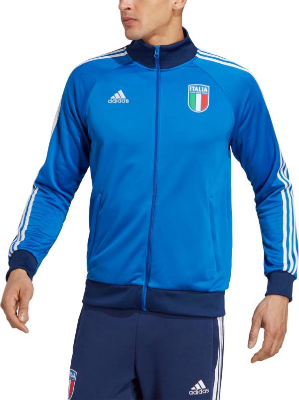 adidas Italy '22 DNA Blue Jacket Dick's Sporting Goods