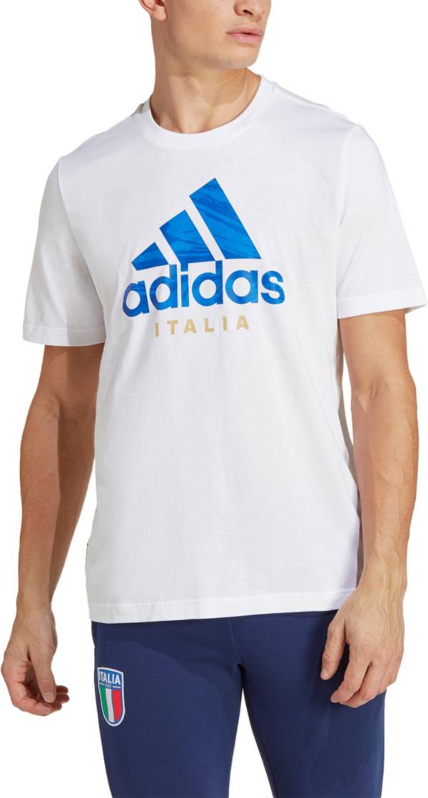 adidas Italy 3-Stripe White T-Shirt product image