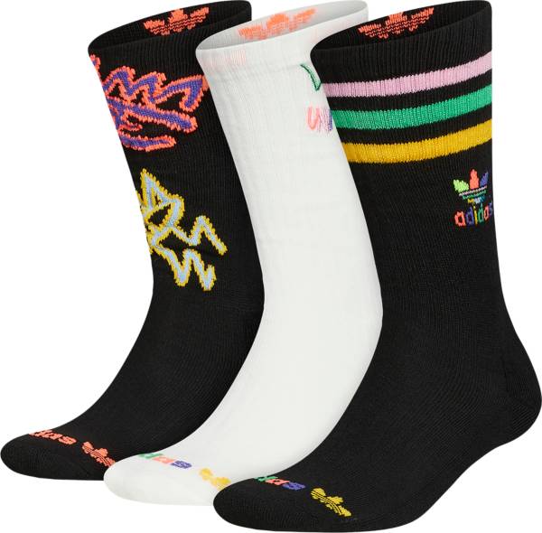 Desacuerdo cálmese Involucrado adidas Originals Men's Pride Crew Socks - 3 Pack | Dick's Sporting Goods