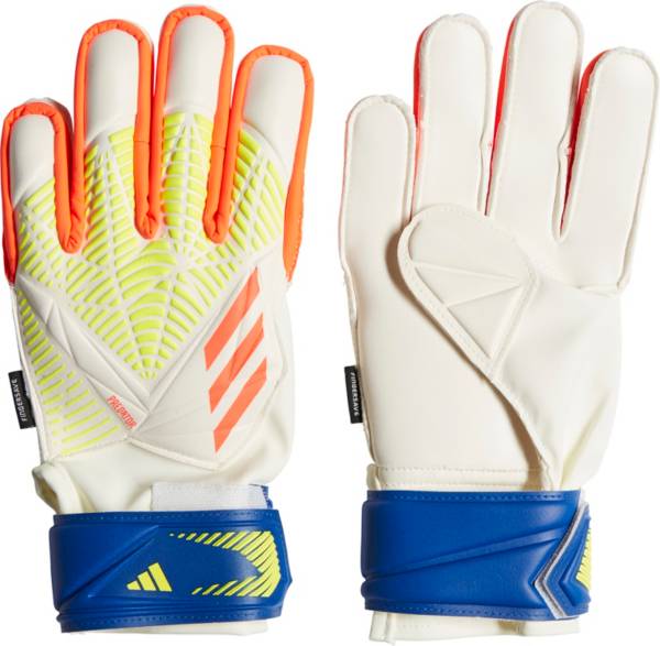 adidas Youth Predator Fingersave Match Soccer Goalkeeper Gloves Sporting