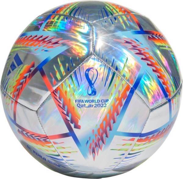 adidas FIFA World Cup Qatar 2022 Al Rihla Hologram Foil Training Soccer Ball  | Dick's Sporting Goods