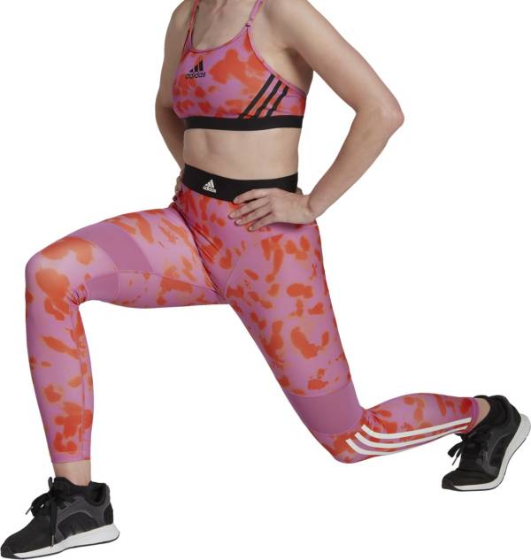 adidas Women's Hyperglam Printed 7/8 Tights | Dick's Sporting Goods